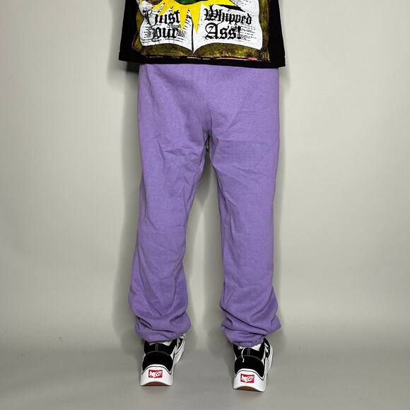 Vintage 90s Russell Sweatpants Mens XL Violet Purple Cotton Joggers - Picture 3 of 5